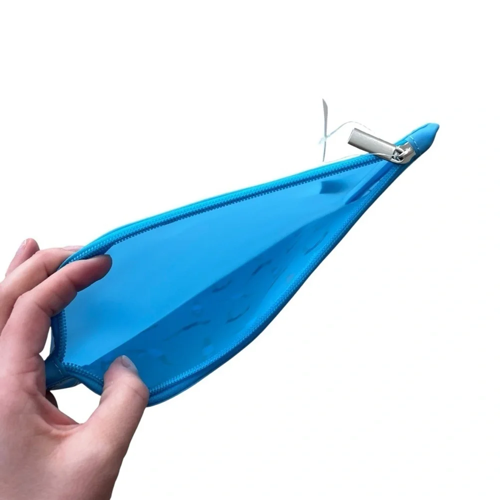 Ulta X Neutrogena Swim Zip Cosmetic Pouch - Blue 10x8.5”